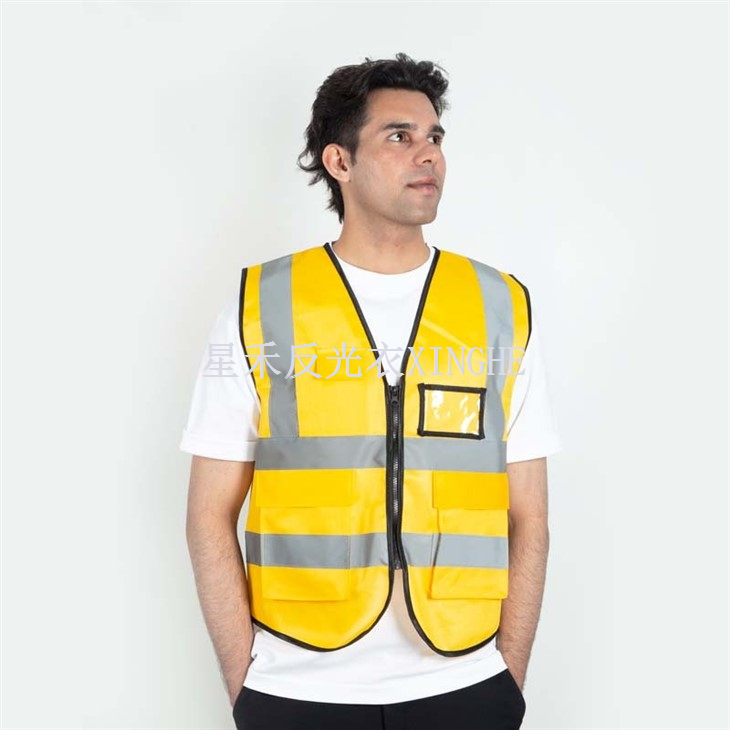 Multi-bag Mesh Reflective Vest Can Be Printed Multi-color Option